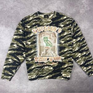 [130] OVO October’s Very Own Same City Same Friends Crew Neck Sweatshirt Size XL